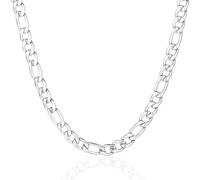 Xrten 60cm Collana a Catena Cubana,Collana Uomo a Catena Cubana,Catena Scatola Piatta Grande,Uomo Collana Robusta,Stile Hip Hop Punk,Regalo Perfettto