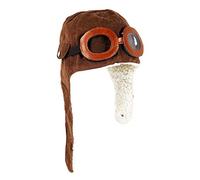 Xrten Cappello da Aviatore per Bambini Caldo Invernale è Dotato di Cuffie e Occhiali Protettivi Caldi