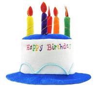 Xrten Cappello di Buon Compleanno, Cappelli di Compleanno Con Candele, Cappello Festa di Compleanno, Festa Decorazione Accessori Costumi