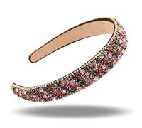 Xrten Cerchietto per capelli con strass, multicolore, cristalli, fascia per ragazza, serra testa per capelli, accessorio con carino