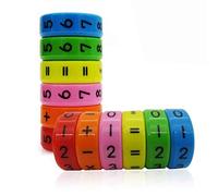 Xrten Giocattolo Magnetico Aritmetico per Bambini Apprendimento Aritmetico Magnetico Giocattolo Magnetic Matematica Cilindro 2pcs