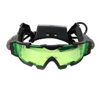 Xrten Notturna Occhiali Protettivi,Occhiali di Sicurezza per la Visione Notturna,Occhiali Spia per la Visione Notturna,Lente Verde,Occhiali per Bambini per Corsa,Ciclismo,Sci