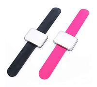 Xrten Set 2 Pezzi Fermagli Magnetici da Polso, Puntaspilli Magnetici da Cucito per Capelli, Forniture