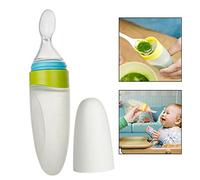 Xrten Set da spremere in silicone per neonati, 90 ml, per neonati (20,8 x 4,9 x 4,9 x 4,9 cm, colore: verde