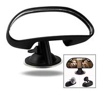 Xrten Specchio per Auto Sedile Posteriore Specchio,Specchietto Retrovisore Bambini Vista Posteriore Specchio,Nero