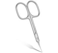 Xrten1 Pezzi Forbici Manicure in Acciaio Inox,Forbici per Unghie Professionali Forbici per Cuticole e Sopracciglia Forbicina Professionale Unghie Taglia Cuticole Punta Curva Sottile Extra