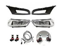 XRUKGUO Faro Da Lavoro 1 Set Per VW Per Polo 6R Per Vento Hatchback Per MK5 6R/6C 2009 2010 2011 2012 2013-2015 Copertura Fendinebbia Cornice Fendinebbia(LED full set)
