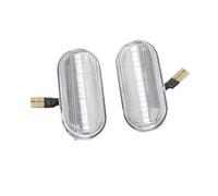 XRUKGUO Indicatore Direzione Specchietto Luce Di Direzione Dinamica A LED Luce Di Posizione Laterale Per 350Z Z33 Per Navara D40 Per Cube Per Pathfinder R51 Per Qashqai J10(Dynamic Crystal)