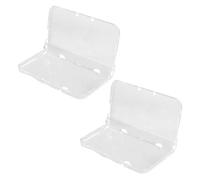 XRVRILE 2 Pezzi Cover Trasparente Hard Shell Cristallo per New Nintendo 3DS XL/LL, Leggera Cover per Nintendo 3DS XL/LL con Tagli Precisi per Pulsanti, Touchscreen e Porte