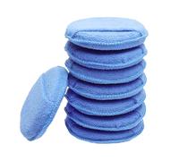 XRVRILE Set di 8 Panni Microfibra Auto, Tampone Lucidante con Tasca per le Dita, Polishing Sponge per Auto, Camion, Barche, Pulizia e Lucidatura Fine (5 Pollici/12,5 cm)