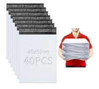 XRXYMQ 40x55 cm Buste per Spedizioni Vinted 40 pezzi Buste Spedizione Vinted e Corriere Sacchetti per Spedizioni di Plastica Per l'invio di vestiti e libri
