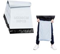 XRXYMQ 50 Buste Sacchetti per Spedizioni Vinted 35 x 50 cm Pacchi Buste Spedizione Vinted Adesive Impermeabili Opache Scatole Imballaggio Spedizioni di Capi di Abbigliamento e Tessuti