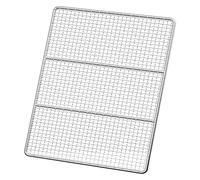 XRYUXECJ Griglia,Griglia BBQ, Griglia Rotonda for Barbecue Multiuso di Grandi Dimensioni, in Acciaio Inossidabile, pentole da Campeggio, griglia for falò all'aperto for costolette,(Size:40x40cm)