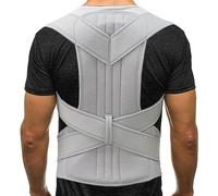 XS-5XL Correttore Posturale Regolabile per Scoliosi di Grandi Dimensioni Tutore di Supporto Completo per La Schiena Uomo Donna Sollievo dal Dolore Lombare della Colonna Vertebrale(Gray,3XL)