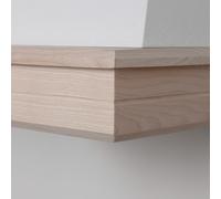 XS Cappa classica legno 60 frassino grezzo bianco senza motore STOCK CL60-FGBSM [EEK: D]