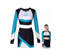 (XS) Costume da cheerleader da donna per feste di Halloween e musical scolastico
