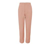 Xs-Xl - Pantaloni da donna in tessuto a vita alta, eleganti e dritti, in tinta unita, elasticizzati, leggeri, comodi, per il tempo libero, per attività all'aria aperta, elasticizzati, vita casual, con
