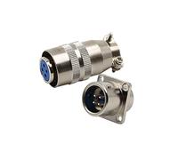XS12 Spina e presa industriale Spinta e trazione rapida Portaerei antifurto M12 23 4 5 6 Connettore elettrico di alimentazione a 7 pin(6pin Set)
