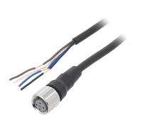 XS2F-M12PVC4S5M Cavo di collegamento M12 PIN: 4 dritti L: 5 m spina 4A -10-80...