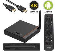 Xsarius Avant 3+ Ricevitore IP 4K UHD Android 11 HDR10+ con telecomando BT