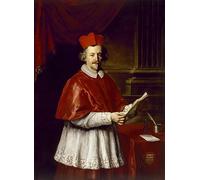 XSBPDPII Pittura ad Olio Stampata Pittura Arte Painting Quadro Tela Il cardinale Giulio Spinola di Jacob Ferdinand Voet per la Decorazione Della Parete 60x90cm