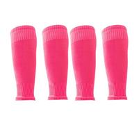XSCQ 2/4/12 calzini da calcio maniche scrunch compressione polpacci (taglia unica, rosa - 2 paia)