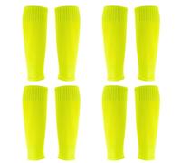 XSCQ 2/4/12 paia di calze per gambe da calcio professionali, maniche per gambe scrunch, compressione per polpaccio, One size for kids