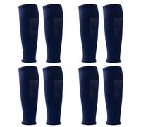 XSCQ 2/4/12 paia di calze per gambe da calcio professionali, maniche per gambe scrunch, compressione per polpaccio, One size for adults