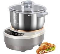 XSDAJSD Impastatrice con Funzione di fermentazione, lievitatore per Impasto 25-38°C, Macchina Professionale in Acciaio Inossidabile con temporizzazione, Macchina impastatrice con Design Diviso, 5L