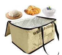 XSDAJSD Lievitoia Pieghevole per Impasto - Lievitatore Compatto per Pane con termostato e Timer digitali, Finestra Trasparente per Il monitoraggio del lievito Madre, basi per Pizza/salumi fermentati