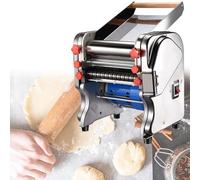 XSDAJSD Macchina per Pasta elettrica da 550 W, in Acciaio Inox, per la Produzione di Pasta per Uso Domestico, Ristorante, attività Commerciale - Larghezza della Pasta 3 mm/9 mm