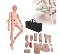 XSDAJSD Manichino per la Formazione sulle competenze infermieristiche geriatriche di Base multifunzionali per la Cura del paziente, manichino per Le competenze di Cura del paziente geriatrico