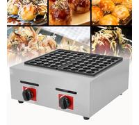 XSDAJSD Mini Macchina per Pancake Olandesi, Macchina per Waffle elettrica per Pancake Olandesi, Macchina per takoyaki Antiaderente a Gas Commerciale, per casa e ristoranti, Bar, panetterie B