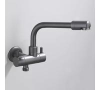 XSDSM Rubinetto Miscelatore Cucina Rubinetto Lavello Cucina A Muro Rubinetti Acqua Fredda,36 CM