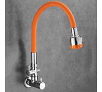 XSDSM Rubinetto Per Cucina A Muro Rubinetto Acqua Fredda Per Le Lavastoviglie,Colore Arancione