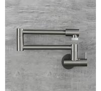 XSDSM Rubinetto Riempimento Caldaie Rubinetti A Parete Solo Acqua Fredda Rubinetti A Tocco Lavello Cucina,Grigio Pistola