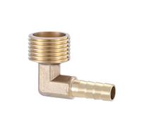 XSDSM Ugello per Tubo Flessibile a Gomito 90° Raccordo di Collegamento in Ottone Raccordo Portagomma Curvo Raccordo per Tubo Flessibile per Collegamento Tubi,G 1/2 "Thread Esterno - 8 MM
