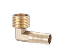 XSDSM Ugello per Tubo Flessibile a Gomito 90° Raccordo di Collegamento in Ottone Raccordo Portagomma Curvo Raccordo per Tubo Flessibile per Collegamento Tubi,G 1/2 "Thread Esterno - 13 MM