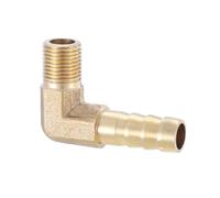 XSDSM Ugello per Tubo Flessibile a Gomito 90° Raccordo di Collegamento in Ottone Raccordo Portagomma Curvo Raccordo per Tubo Flessibile per Collegamento Tubi,G 1/8 "Thread Esterno - 8 MM