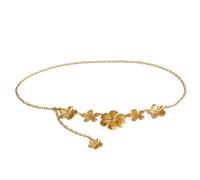 XSFAMGB 1 Pezzo di Catena Estiva for la Vita delle Donne, Cintura for la Pancia, Bikini da Spiaggia, Accessori for Gioielli da Festa e da Corpo.(Gold)