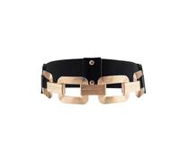 XSFAMGB 1 pz. Cintura Elastica in Catena di Metallo da Donna, con Fascia Sottile, Cintura da Smoking, Accessori for Abbigliamento da Cappotto.