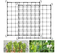 XSHAO 2 pezzi rete Scrog 80 x 80 cm, rete per coltivare piante e ortaggi, frutta e fiori