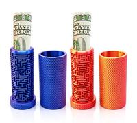 XSHAO® 2 scatole a labirinto per denaro, puzzle 3D, scatola regalo per piccoli oggetti, idea regalo divertente per banconote, monete