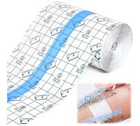 XSHAO® Benda Trasparente Impermeabile, 15 cm x 10 m Cerotti Impermeabili per Doccia, per Doccia/Pellicola per Tatuaggi/Bendaggio Antiallergico/Protezione Delle Ferite