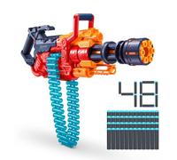 XShot Excel Crusher Foam Dart Blaster (35 Dart Belt, 48 dardi), Red Toy Blaster