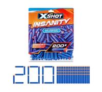 XSHOT Insanity 200 Dart Refill Pack by Zuru, compatibile con XSHOT e altre marche, Blaster Outdoor Toys