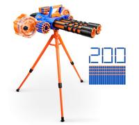 XSHOT Insanity Dart Storm 200 Darts Motorized Dual Motors di ZURU | Potenza doppio motore, treppiede rotante 360, 200 dardi, fuoco rapido motorizzato, battaglia outdoor definitiva