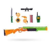 XSHOT Role Play Big Hunter by ZURU: Kit da esploratore con blaster, 6 proiettili a esplosione, coltello, walkie talkie, bussola e fischietto. Avventura per bambini 5+, adolescenti e adulti.