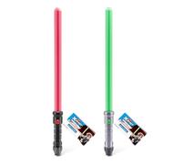 XSHOT Role Play Light Sword Confezione da 2 by ZURU: Spada in schiuma con LED, lama sicura e impugnatura in plastica. Per bambini 6+, adolescenti, adulti.