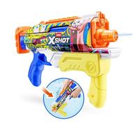 XSHOT Water SpongeBob Hyperload Water Blaster by ZURU: Riempimento rapido, getto 10 m, serbatoio 500 ml. Giocattolo estivo per bambini 5+, divertimento all'aperto, spiaggia, giardino.